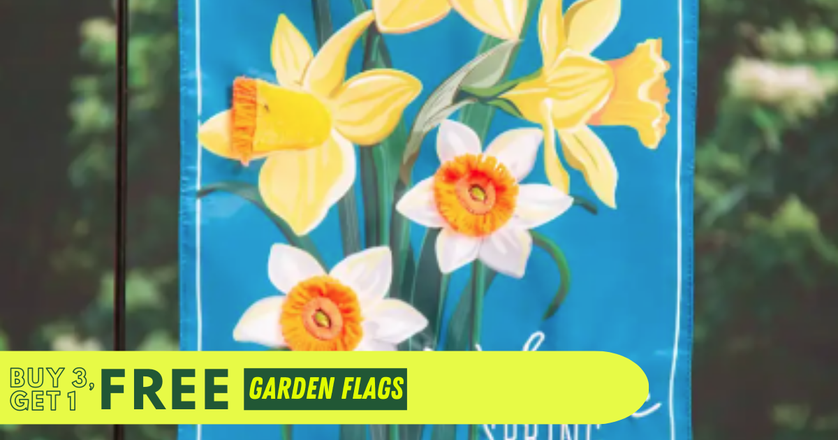 Buy 3, Get 1 Free Garden Flags