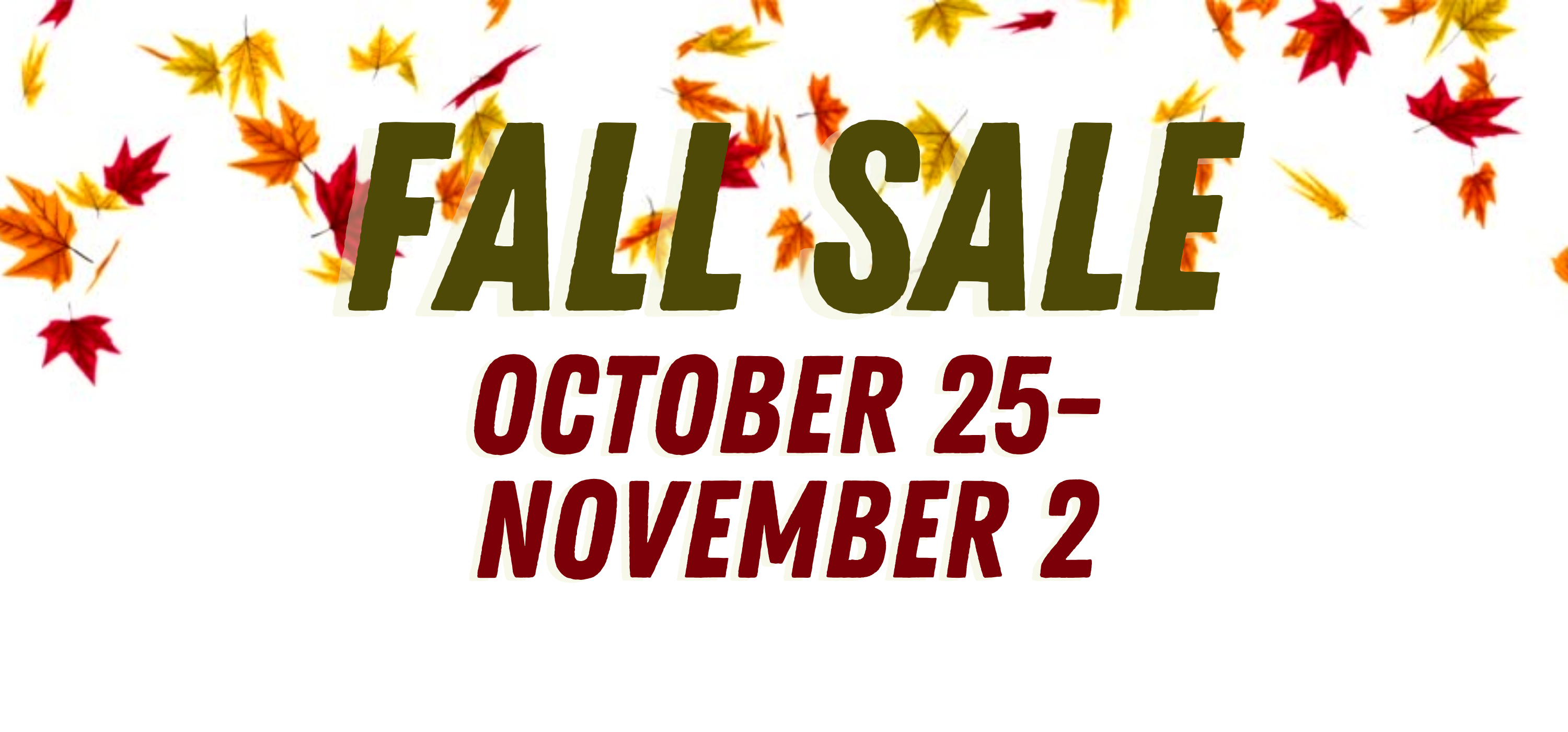 Fall Shrub Sale