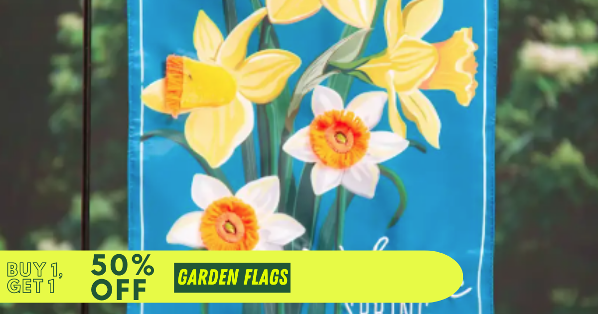 Buy 3, Get 1 Free Garden Flags